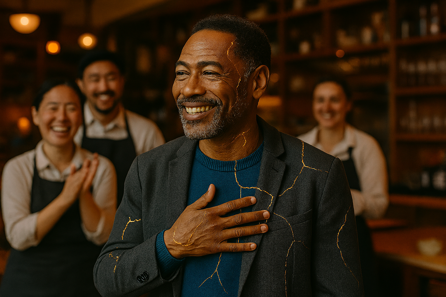 Man Kintsugifies to Bounce Back After Business Failure