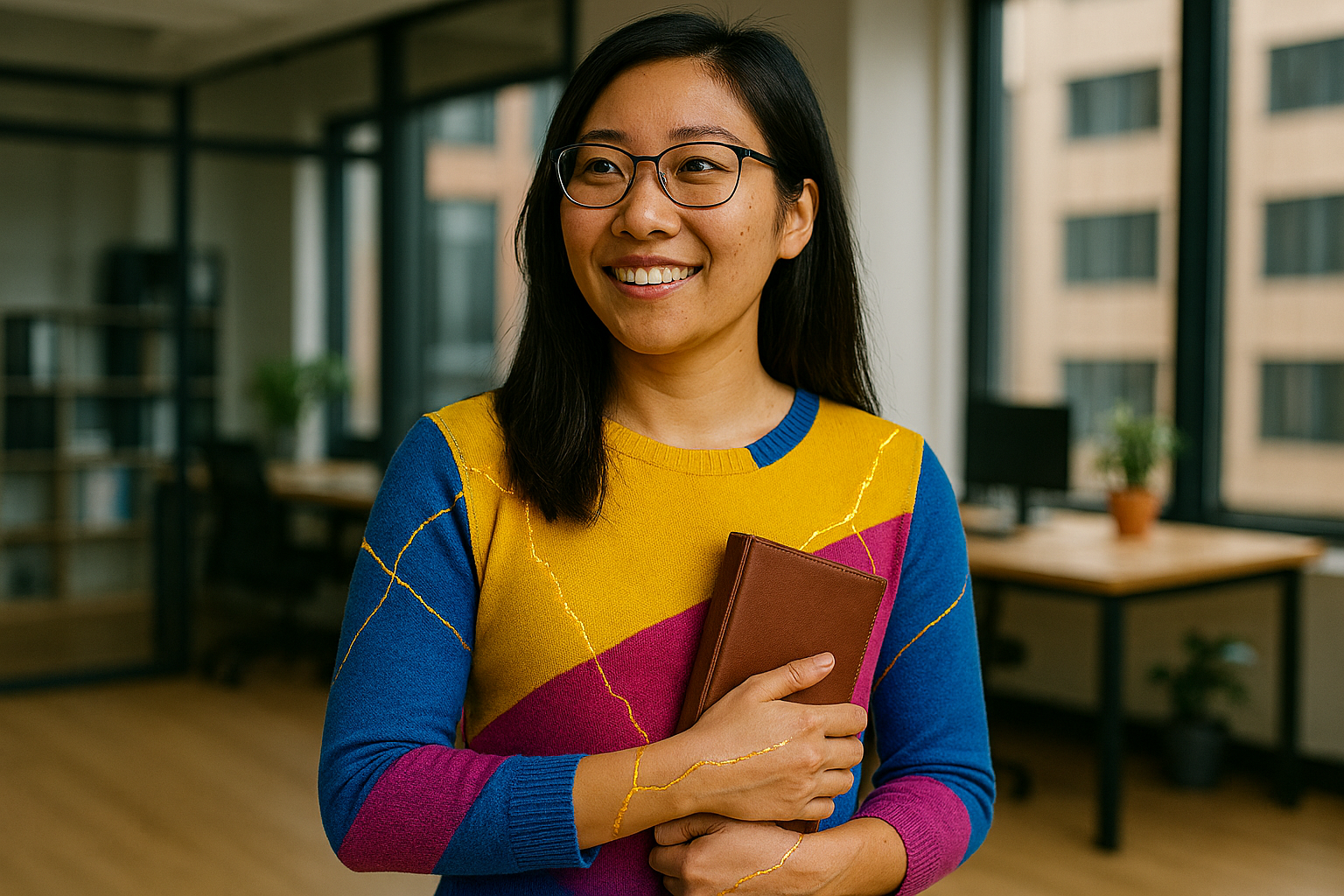 Woman Kintsugifies to Overcome Workplace Bias