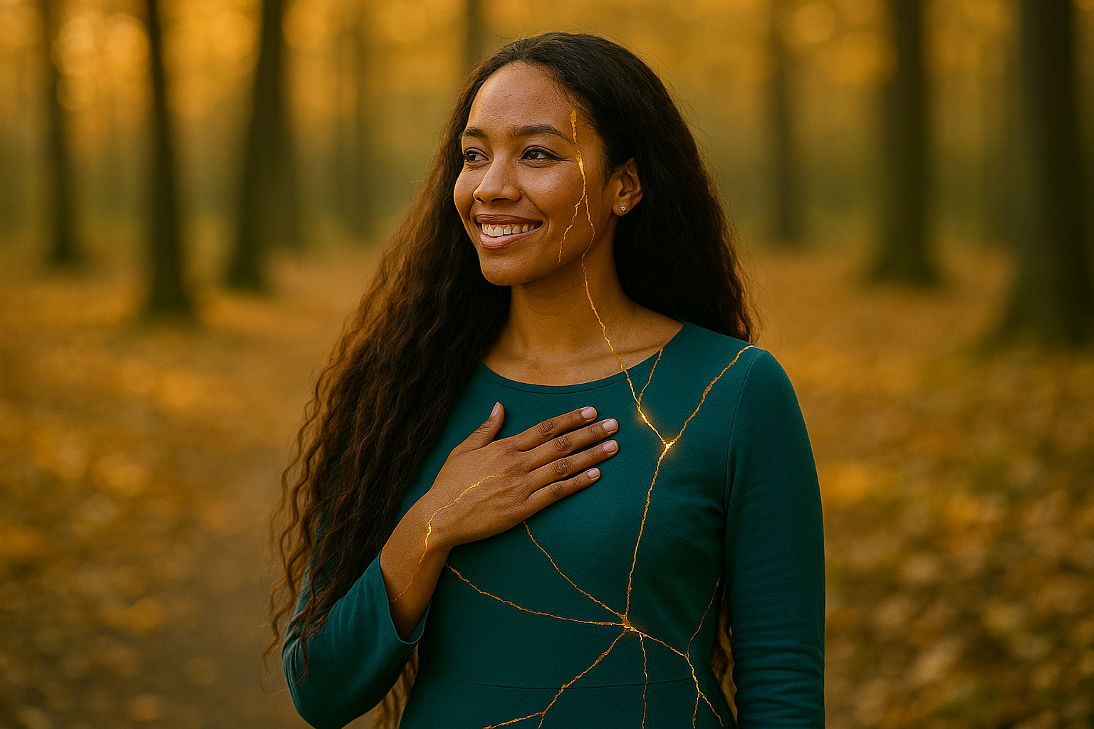 Woman Kintsugifies to Stop Letting the Past Define Her