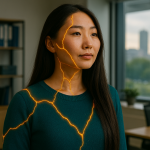 Woman Kintsugifying How to Get Promoted at Work